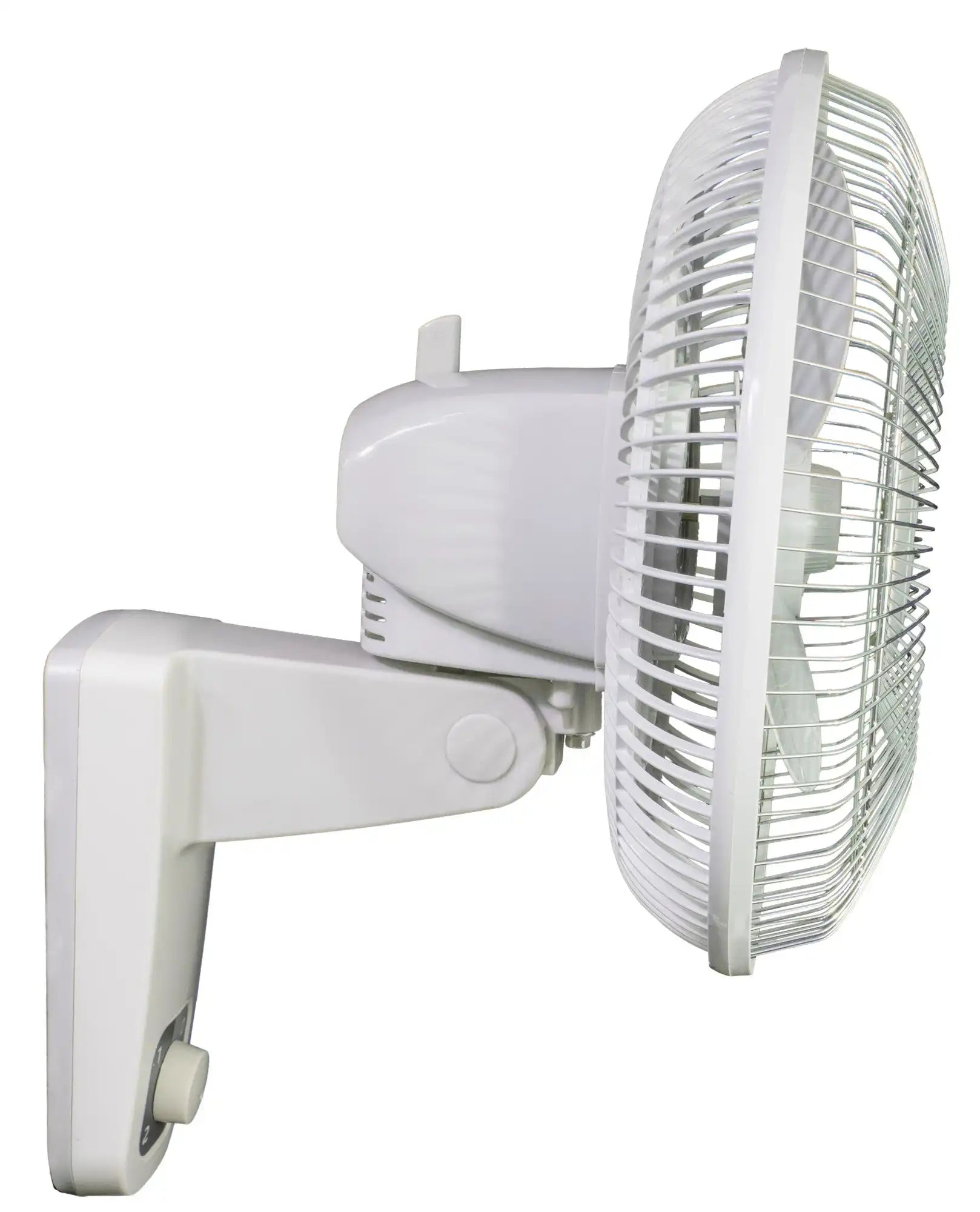 Air King 12" 1/50 HP Commercial Grade Wall Mount Fan (3-speed, manual, white)