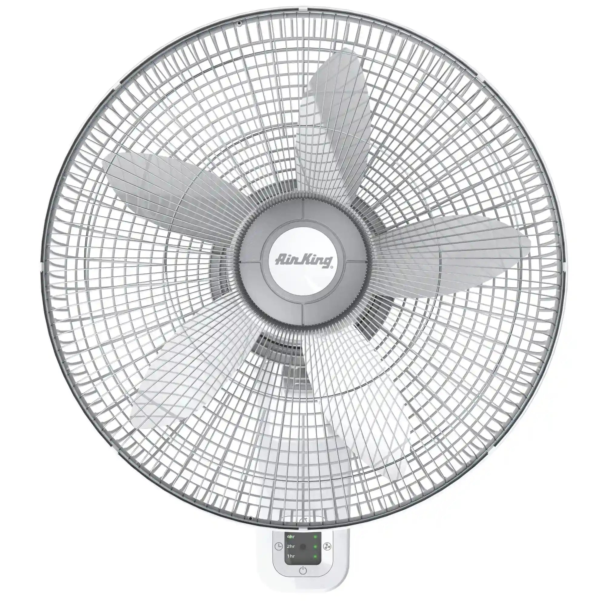 Air King 18" 1/20 HP Commercial Grade Wall Mount Fan (3-speed, remote, timer, white)