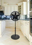 Lasko Performance 18" 3-speed Pedestal Fan (3-speed, manual, black)