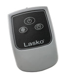 Lasko Wind Tunnel® 20" Air Circulator Floor Fan (3-speed, remote, timer, 360° airflow, gray)