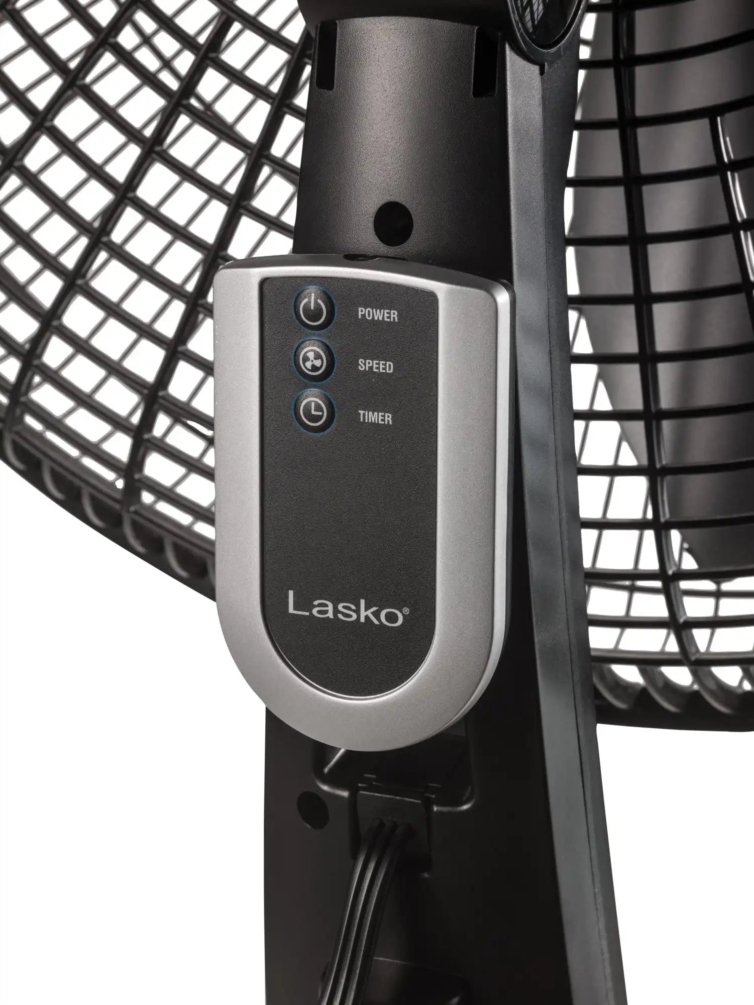 Lasko 20" Pedestal Fan (4-speed, remote, timer, black)
