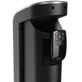 Lasko 22" Ceramic Tower Heater (3 heat settings, remote, timer, thermostat, tip-over switch, black)