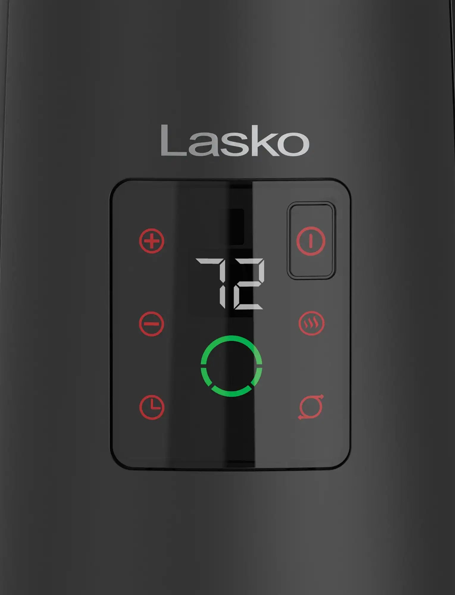 Lasko 1500W Full Circle Warmth Ceramic Tower Space Theater with Remote Control, CT24362, Black