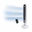 Lasko 36" Tower Fan (3-speed, remote, timer, 60° oscillation, white)