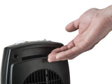 Lasko 9" Ceramic Table Top Heater (3-speed, thermostat, black)