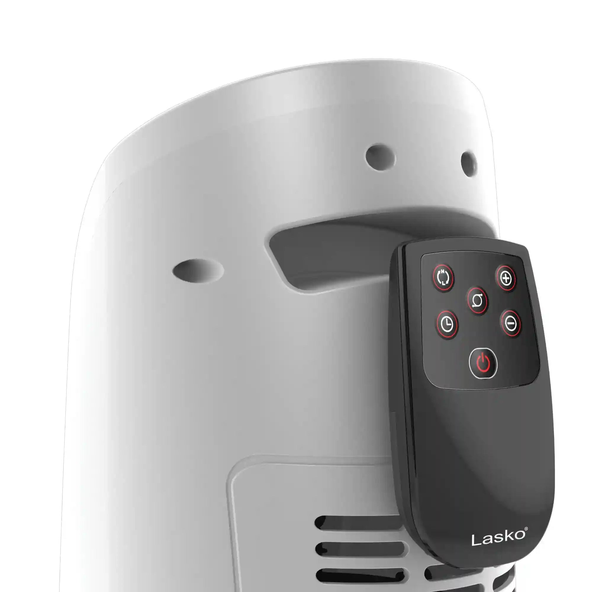Lasko 22" Digital Ceramic Tower Heater (2 heat settings, remote, timer, white)