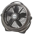 Lasko Wind Machine® 20" Air Circulator Floor Fan (3-speed, manual, 360° airflow, dark gray)