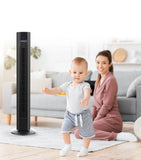 Lasko Xtra Air 48" Tower Fan (4-speed, remote, timer, black)